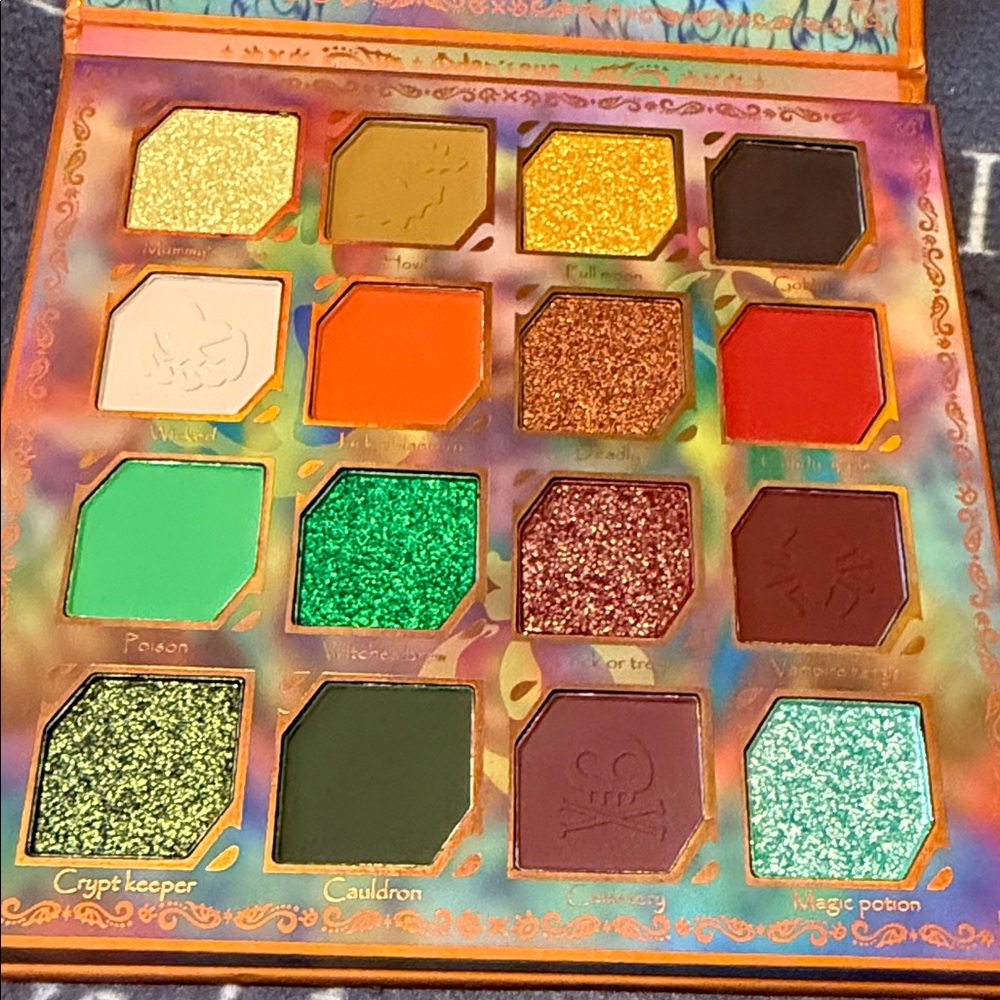 Colorful Eyeshadow Palette with Bold Shades